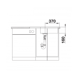 Zlewozmywak Blanco LANTOS XL 6 S-IF COMPACT stal szlachetna szczotkowana 523140