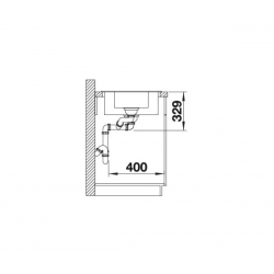 Zlewozmywak Blanco LEGRA 6 S Compact Czarny, odwracalny 526085