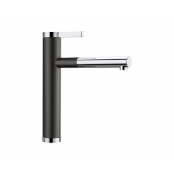 Bateria Blanco LINEE-S Silgranit-Look Czarny/Chrom 526171
