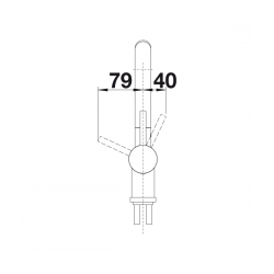 Bateria Blanco LINUS-S Silgranit-Look Czarny 526148