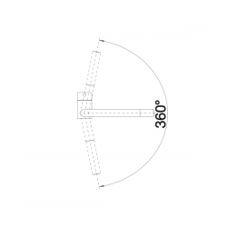 Bateria Blanco LINUS Silgranit-Look Czarny 526149