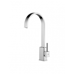 Bateria zlewozmywakowa stojąca LEVEL stal szczotkowana Paffoni Rubinetterie LEA880ST