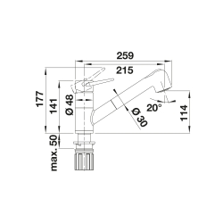 Bateria Blanco WEGA-S II wulkaniczny szary 526 983