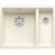 Zlewozmywak Blanco SUBLINE 350/150-U ceramiczny bez korka automatycznego z korkiem InFino Magnolia  523742