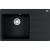 Zlewozmywak FRANKE Fragranit CNG 611-78 TL ociekacz z prawej strony, onyx 114.0633.150