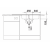 Zlewozmywak BLANCO TOP EZS 11x4 Stal matowa odwracalny, bez przelewu (1 1/2) 500847
