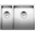 Zlewozmywak BLANCO CLARON 340/180-U Stal polerowana prawa, InFino 521610
