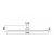 Sito natryskowe Energy 40cm SLIM chrom  Paffoni Rubinetterie ZSOF103CR