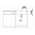Zlewozmywak BLANCO ZEROX 500-IF Ciemna stal (Dark Steel), InFino 526245