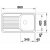 Zlewozmywak BLANCO TIPO 45 S Stal matowa odwracalny 511942