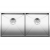 Zlewozmywak BLANCO ZEROX 400/400-U Stal polerowana, InFino 521620