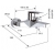 Bateria wannowa ścienna (korpus) DREAM chrom Daniel Rubinetterie DR600H