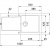 Zlewozmywak ceramiczny Franke MARIS MRK 611-100 KREMOWY 124.0379.962