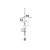 Bateria Blanco CORESSA-F podokienna dźwignia w prawo chrom 521543