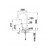 Bateria Blanco CORESSA-F podokienna dźwignia w prawo chrom 521543