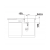 Zlewozmywak Blanco FAVUM XL 6 S Czarny, odwracalny 526082