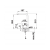 Bateria Blanco LARESSA-F chrom podokienna dźwignia w prawo 521545