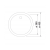Zlewozmywak Blanco RONDO Czarny 525959