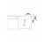 Zlewozmywak Blanco SUBLINE 700-U Level z korkiem InFino antracyt 523538