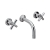 Bateria umywalkowa podtynkowa JAX chrom Daniel Rubinetterie J5022CR