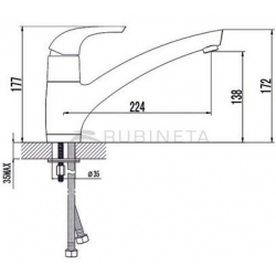 Bateria Rubineta FORTE-20 chrom