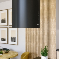 Okap kuchenny GLOBALO Cylindro Isola 39.5 Black Shadow - Zakup u Producenta - Wysyłka 0 zł - Dostawa nawet w 24h