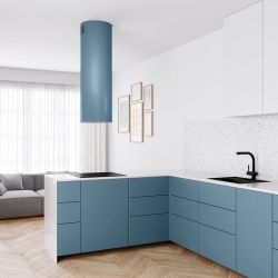 Okap kuchenny GLOBALO Lobelio Isola 39.1 Ocean Blue - Zakup u Producenta - Wysyłka 0 zł - Dostawa nawet w 24h