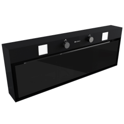 Okap kuchenny GLOBALO Spineiro 90.1 Black + Turbina TW 1.2 - Zakup u Producenta - Wysyłka 0 zł - Dostawa nawet w 24h