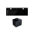 Okap kuchenny GLOBALO Fluxime 90.1 Black + Turbina TW 2.1 - Zakup u Producenta - Wysyłka 0 zł - Dostawa nawet w 24h